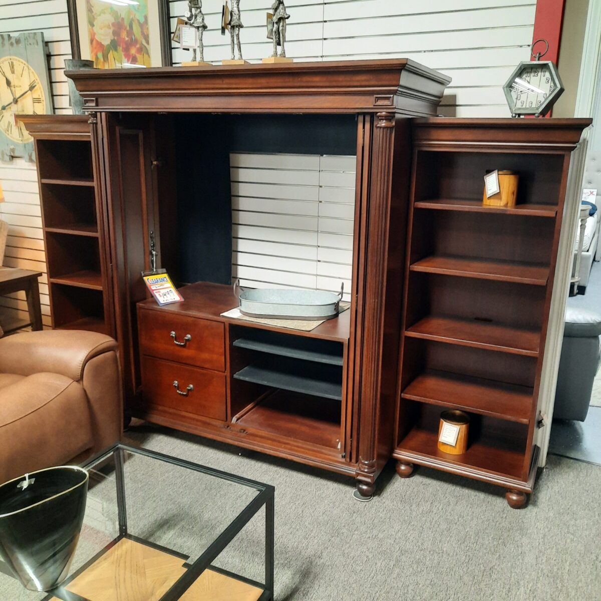 Entertainment Wall Unit Bookcases 3