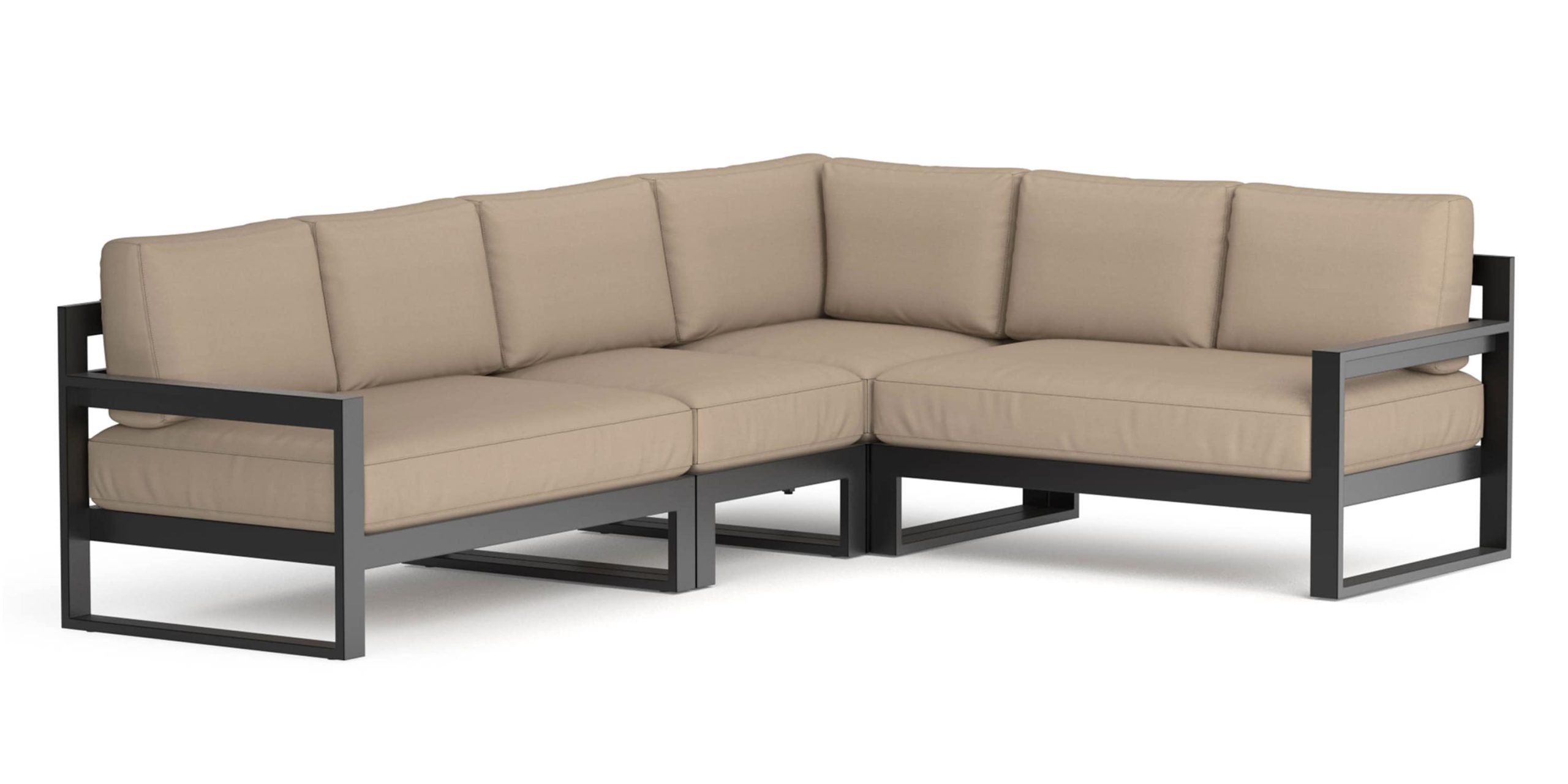 ae2f866cc668e5c949aa6ff66857ece9 Bonavista Outdoor Track Arm Sectional - Image 1
