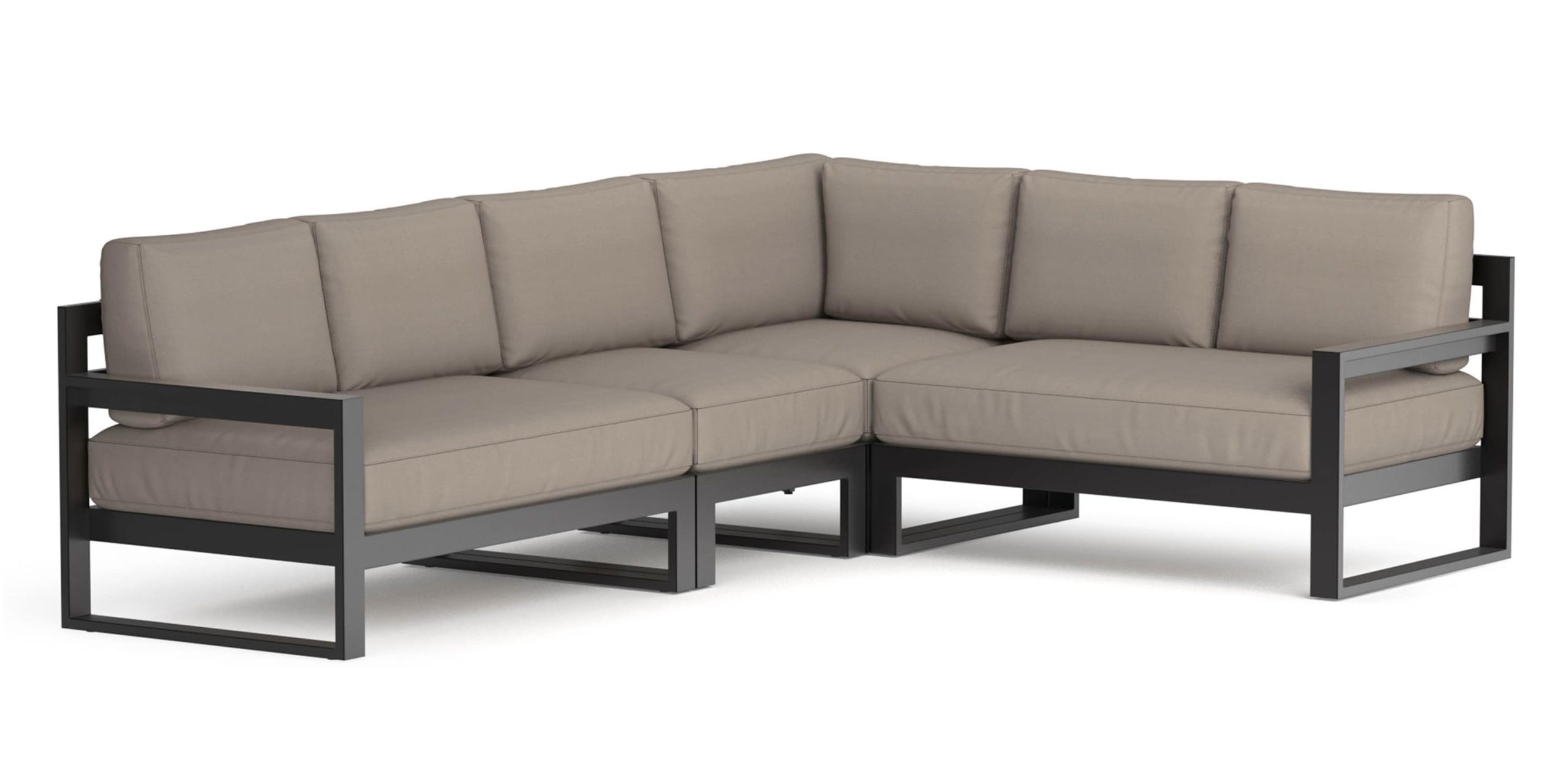 d657a1dcfbfe807bb92c0636dffe2662 Bonavista Outdoor Track Arm Sectional - Image 1