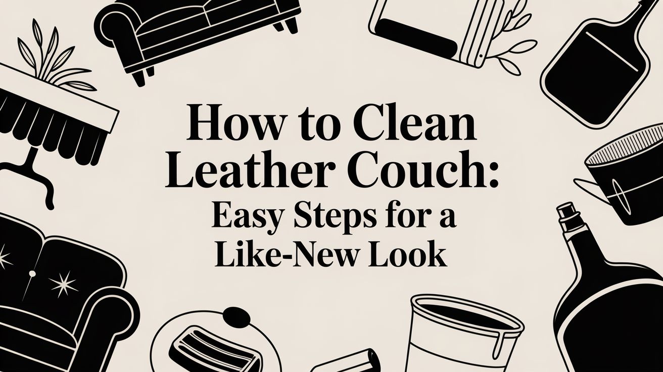 How To Clean Leather Couch Couch Cleaning