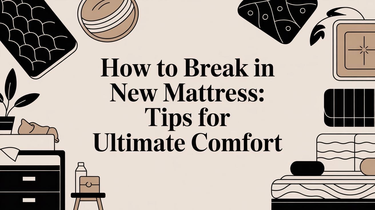 How To Break In New Mattress Bedroom Graphic