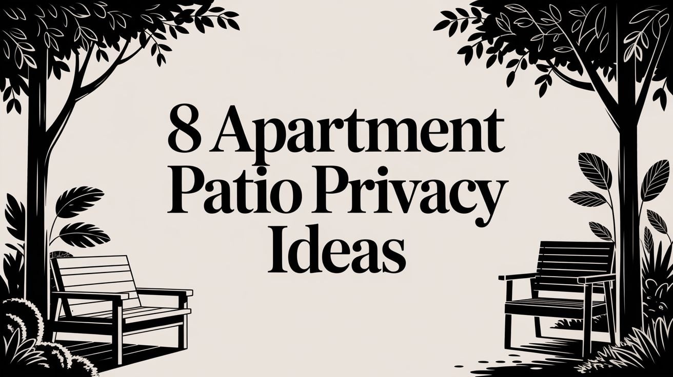 Apartment Patio Privacy Ideas Patio Seating