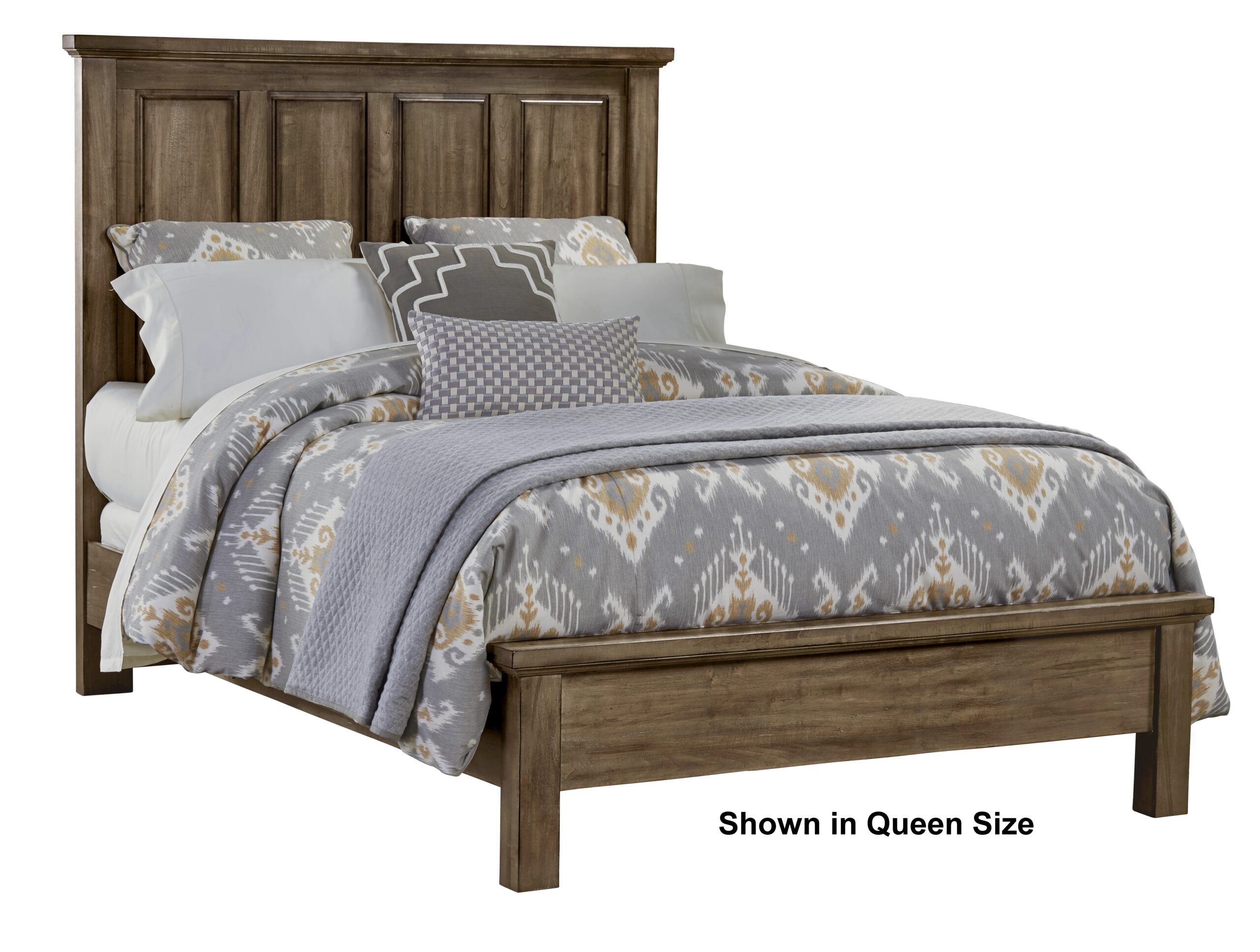 Maple Road Mansion Bed With Low Profile Footboard - 117-559/955/722, 117-669/966/733/MS2, 117-669/966/944/MS2