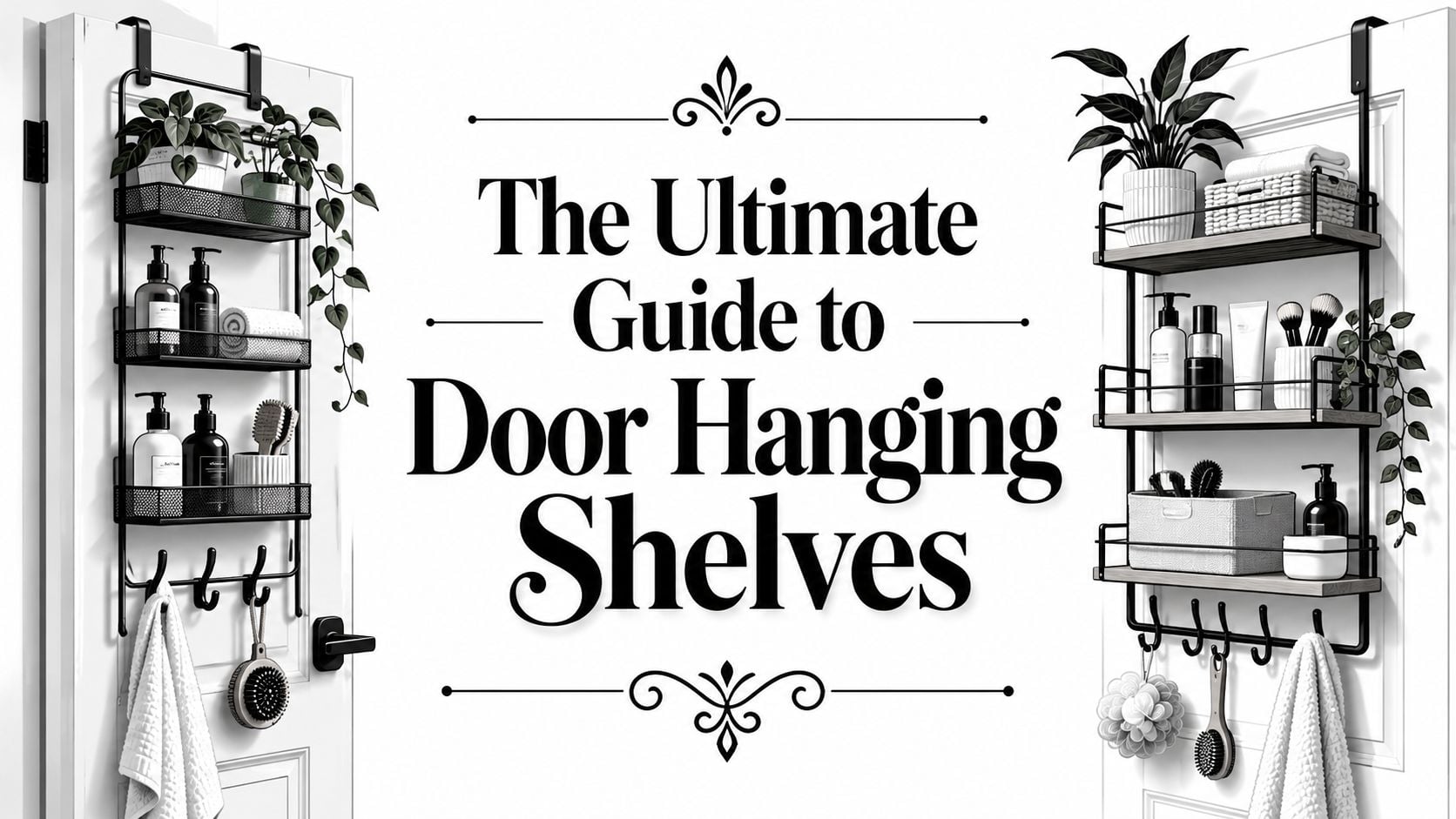 Door Hanging Shelves Organizer Display