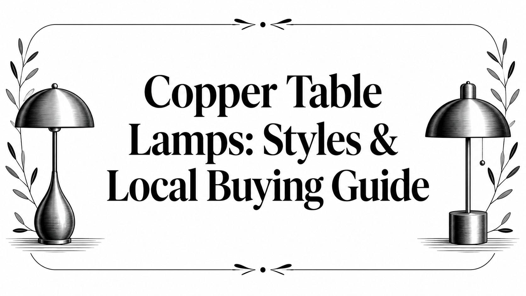 Copper Table Lamps Table Lamps