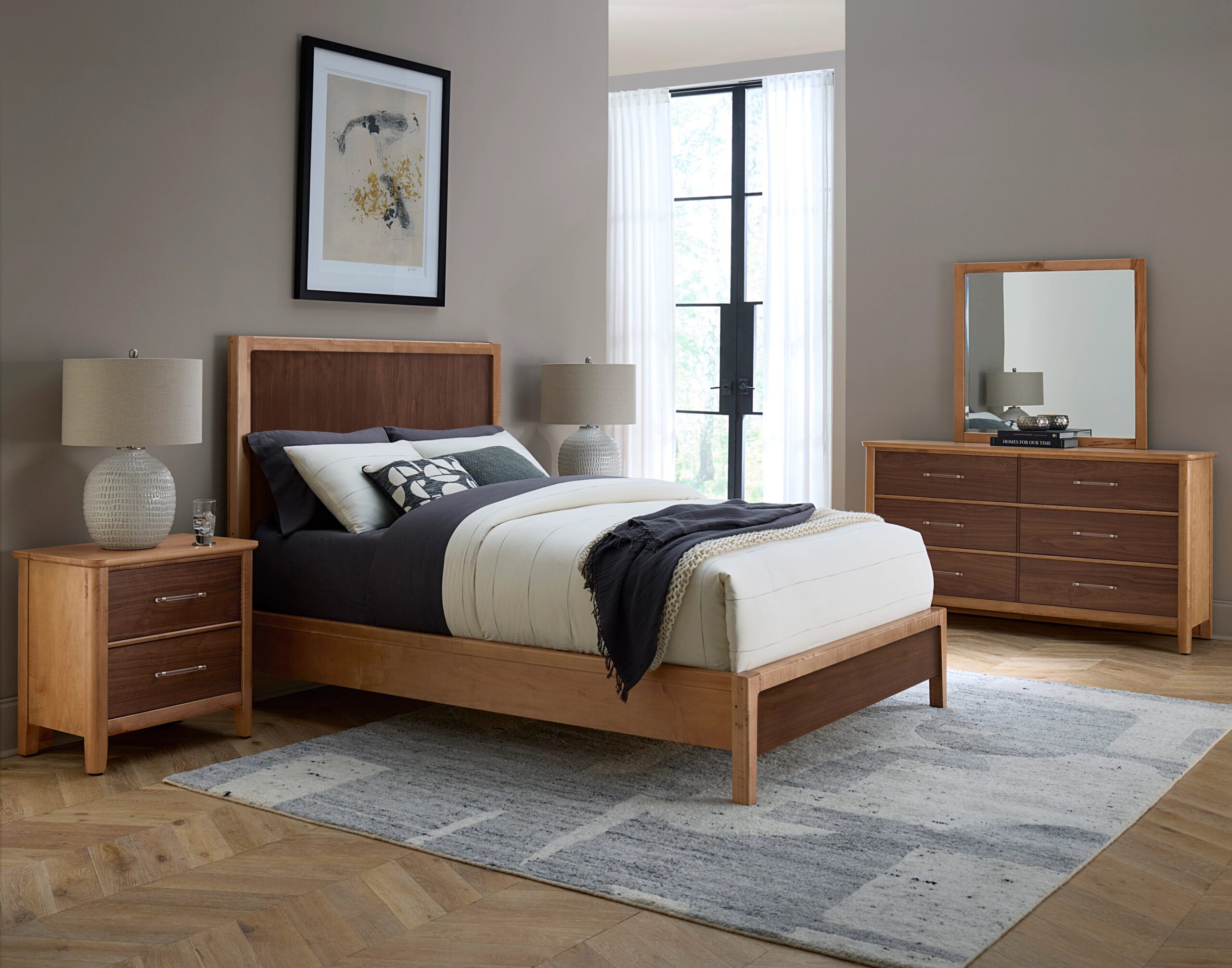 King Panel Bed