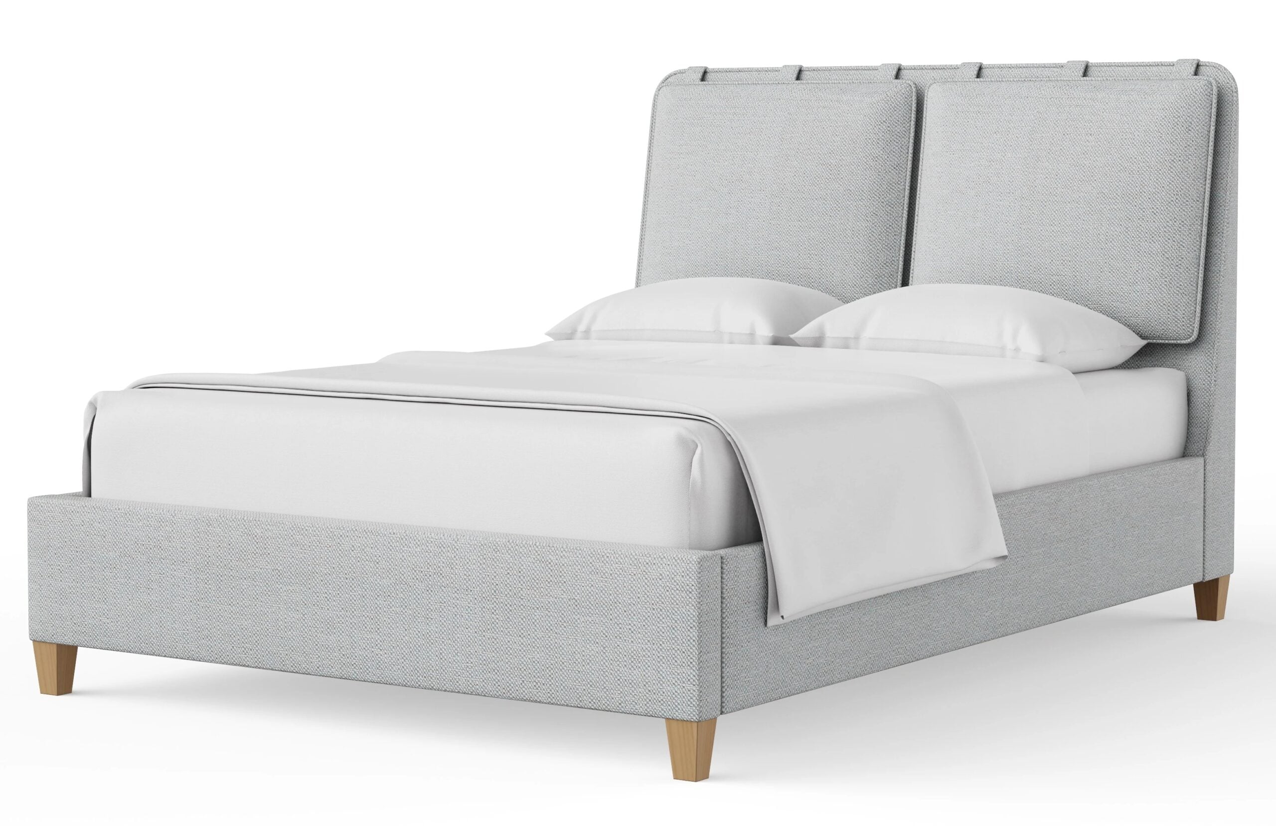 King Uph Bed-Blue Mist