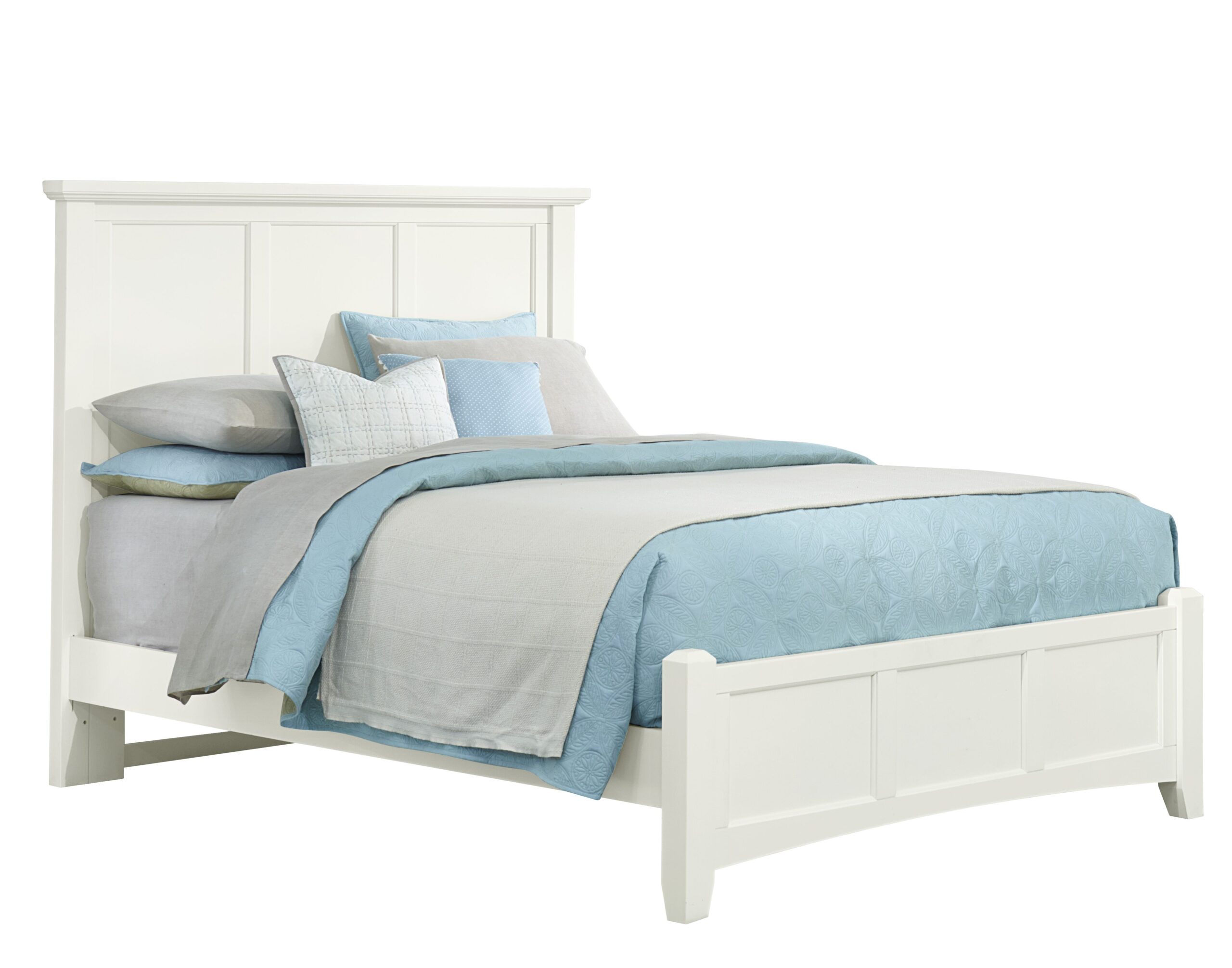 Bonanza Queen Mansion Bed - White Finish - BB29-558/855/922