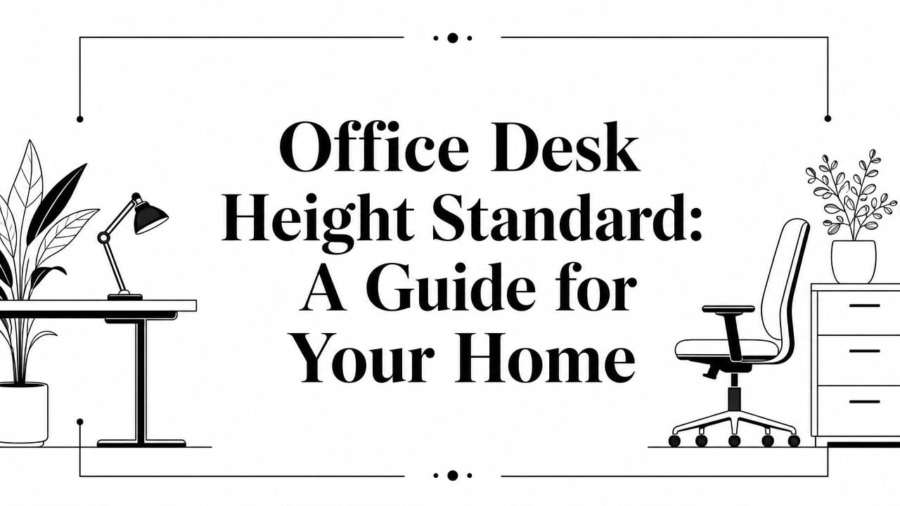 Office Desk Height Standard Office Desk