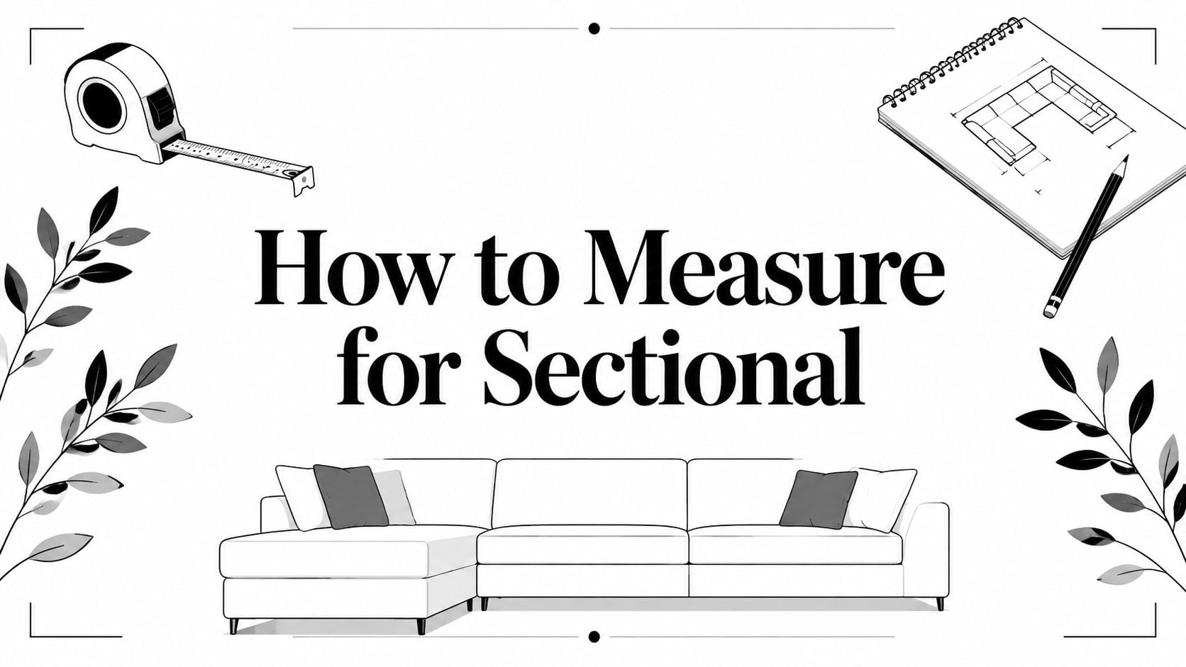 How To Measure For Sectional Sofa Measuring